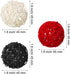 Yaomiao 15 Pieces Wicker Rattan Balls, Decorative Orbs for Craft, Party, Wedding Table Decoration