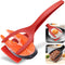 2 in 1 Spatula and Tongs, Ultimate Egg Spatula Flipper, High Temperature Resistant Nylon, Red