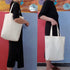 Veyist 4 Pcs Large Reusable Canvas Tote Bags, Blank Multi-purpose Bags for Grocery, Shopping, DIY Projects