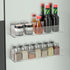 VAEHOLD Adhesive Acrylic Spice Rack with Nano Double Sided Tape Wall Mount Organizer Clear Wall Spice Rack With Shelf Ends for Kitchen Cabinet Door - 2 Pack 11 4/5‘’ Shelves by VAEHOLD