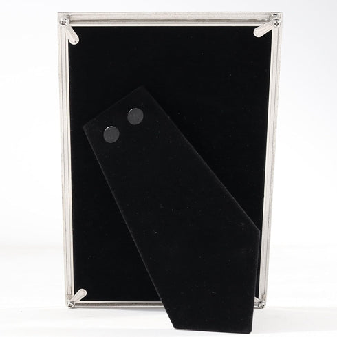 Lawrence Frames Metal Picture Frame, Hammer Effect, 4x6, Silver