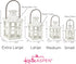 Kate Aspen Rustic Farmhouse Decor, White Candle Holder Lantern, 7.5 Inch, Wedding Decoration, Centerpiece