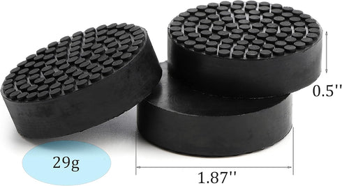 Yesland 30 Pack Rubber Pot Feet - Invisible Plant Risers 1.8 Inch Non-slip Solid Rubber for Patios, Decks, Gardens