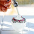 YU FENG 40ml Dragonfly Decorative Glass Perfume Bottle, Jeweled Enameled Crystal Scent Holder