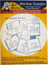 Aunt Martha's Iron On Transfer Patterns, Set of 5 for Stitching, Embroidery or Fabric Painting
