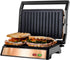 OVENTE Electric Panini Press Sandwich Maker, Non-Stick Coated Plates, 1000W Indoor Grill, Copper GP0620CO