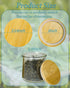 4 Pack 4 5Oz Oui Yogurt Jar Lids with Labels, Food-Grade Bamboo Lids for Oui Yogurt Jars, Reusable Wooden Canning