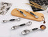 Magnetic Measuring Spoons Set of 5, Stainless Steel Dual Sided Stackable Teaspoon for Dry and Liquid Ingredients