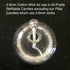 USA Firefly Brand - 5 Feet of 2.6mm Braided Eco Cotton Wick for Oil Lamps and Candles