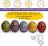 5 2,5 SHSH trade group Lot Easter Eggs Decor Pysanky Eggs Hand Painted Wooden Ukrainian Easter Eggs Pysanka - Decorated