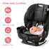 Car Seat Snack Tray: Travel Tray for Kids Carseat Cup Holder with Food Trays, Stroller Snacks Plate for Toddlers, Kid