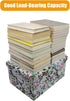 GUOZI Collapsible Storage Box - Decorative Memory Box with Lid & Metal Reinforced Corners, Organizer Gift Box