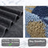 8 Pack Set Grey,2 Towels(35"x70"), 2 Towels,4 Ferdilan Bath Towels Oversized Bath Hand Washcloths Ultra Soft