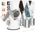 Cambom Rotary Cheese Grater Hand Crank Shredder for Fresh Cheese, Vegetables, Nuts, with Non-slip Suction Base and Free