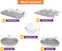 Kids' Complete Oven Pan Set for Easy Bake Ultimate Oven, Includes Cupcake and Rectangular Bake Pans