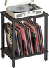 HOOBRO Small End Table, 2-Tier Record Player Stand Vinyl Record Turntable Stand