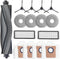 Replacement Parts for Dreame L20 Ultra / L30 Ultra Robot Vacuum Cleaner - 1 Main Brush, 4 Dust Bags, 4 Mop Pads, 2 HEPA