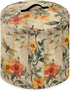 Floral Dragonfly Rice Cooker Covers Waterproof 3 Quart Dust Cover for Appliance Kitchen Accessories Wear Resistant Keep Home Clean and Tidy