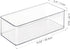 4 PACK Heyuzb Freezer Organizer Bins Clear Stackable Storage Bins for Fridge Organization and Storage