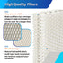 WF813 Humidifier Wick Filter Replacement for Equate EQWF813, Compatible with ReliOn RCM832, 4 Pack Wicking Pad