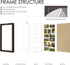 14x30 4x6 4x6 inch DUENPY Picture Frame Collage Picture Frame Displays Fourteen Photos Collage Wall Decor Wall Hanging