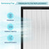 WK01234QPC Filters Replacement Compatible with Oreck Air Purifier Model WK10002QPC, 2 Packs Include Efficient Filter