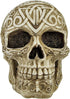 Celtic Owl Knotwork Human Skull Statue Pagan Private Label