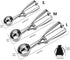 OTEHETOT 3Pcs Set, Set 3, Ice Cream Scoop, Cookie Scoop Stainless Steel Cookie Scoops for Baking of Cookie Scooper