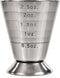 True Trio Multi-Unit Drink Measure, Stainless Steel Shot Measuring Cup, 2.5oz Set of 1
