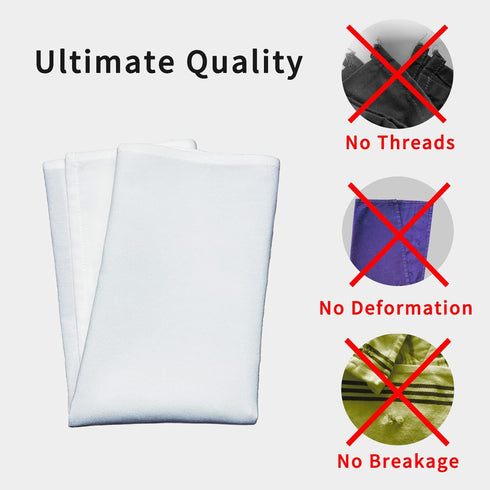 Restaurant Cloth Napkins, Set of 12 Pack, Commercial Quality 20 x 20 Ins, MJS Linen Washable Table Napkins