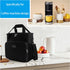 BAGLHER Coffee Maker Storage Bag, Waterproof Travel Organizer Case for Kering Coffee Machines, Black