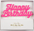 Meri Meri Pink Happy Birthday Candle, Pack of 1