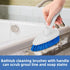 Qaestfy Bathtub Brush Replacement Head for Shower, Tub, and Tile Cleaning, Compatible with QAE008 & QAE002 Model QAE010