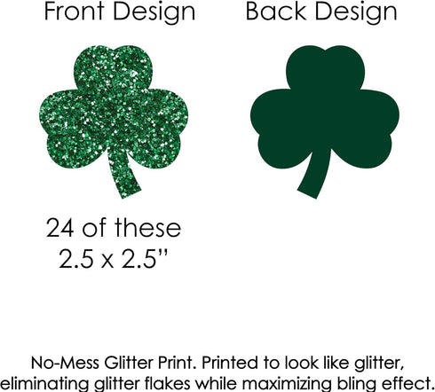 Big Dot of Happiness St. Patrick's Day DIY Shaped Party Cut-Outs - 24 Count