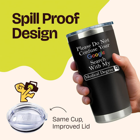 Doctor Gifts for Men Women - Please Do Not Confuse Your Google Search With My Medical Degree Mug, Unique Gift for
