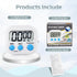 Digital Kitchen Timer 4 Pack, Magnetic Timers with Big Display and Loud Ring for Cooking, Classroom, Game