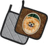 Caroline's Treasures SS8725PTHD Pomeranian Pot Holders Set, Kitchen Heat Resistant, 7 1/2 x 7 1/2