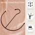 ZEDODIER Belt Hangers, Black Closet Organizer Hook Rack for Belts, Ties, Scarves, Hats