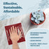 VONTP 4 Pack Swedish Dishcloths for Kitchen, Christmas Xmas Red Dish Rags Kitchen Dish Towels for Washing Dishes