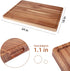 24 18 Garvee Extra Large Cutting Board for Kitchen, in x in Acacia Wood Thick Chooping Board with Deep Juice Groove
