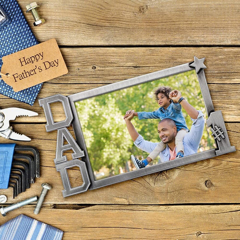 LASODY Dad Picture Frame - Dad Birthday Gifts and Father Day Gifts