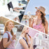 HandFan Portable Misting Fan, Handheld Spray Water Mister, USB Rechargeable Mini Cooling Hand Fans for Summer