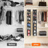 Closet 8 Closet 11.8" 5.9" 41.1" Lifewit Shoe Organizer Hanging Section, Collapsible Organizers and Storage for Shelf