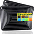 LogHog Large Silicone Trivet Mats Set of 2 - Heat Resistant Pot Holder for Hot Dishes/Pans, 9"x12" Non Slip Flexible