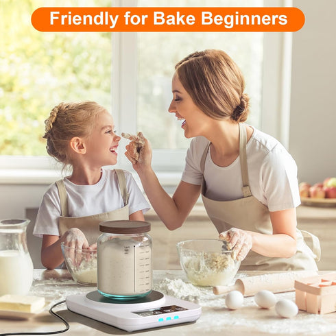 Electric Sourdough Starter Warmer, Upgrade Warming Heating Pad Mat for Sour Dough Starter, Sourdough Heater Proofing
