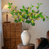 CHIAVE 8 Artificial Plants Simulation Flowers Faux Berries Lifelike Hawthorn Branches for vases- pcs -Light Green