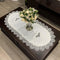 Coffee Tablecloth for Living Room Center Table Doilies Embroidery Lace Tablecloth Home