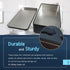Black Metal Tin Box Lids - Large Containers for Keeping Car Keys, Cookies, Pencil Case, 8.2 x 4.7 x 2.4 inch