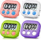 Digital Kitchen Timer 4 Pack, Magnetic Timers with Big Display and Loud Ring for Cooking, Classroom, Game