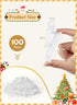 C7, C9 100 Pack All In One Christmas Light Clip, Universal Gutter and Shingle Clip for and Mini Lights